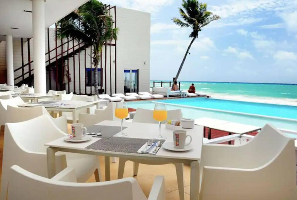 Mareazul Beachfront Apartment 2Br Private Pool Casa Ancora Playa del Carmen Buitenkant foto